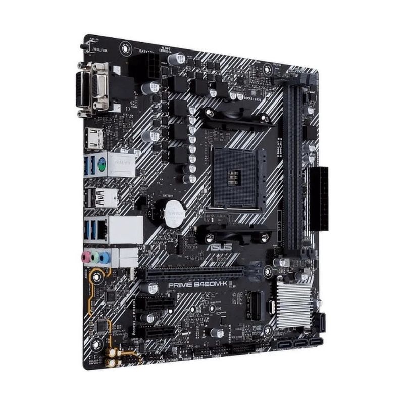 ASUS PRIME B450M-K II AMD AM4 Motherboard - Black