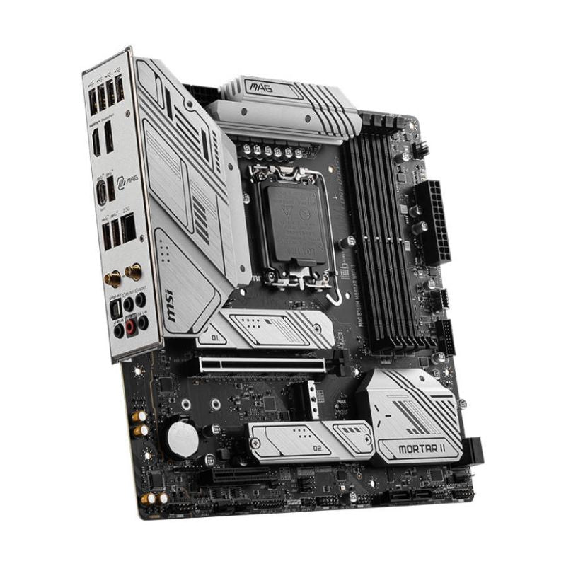 لوحة أم MSI MAG B760M Mortar WiFi II Intel Micro-ATX - أسود