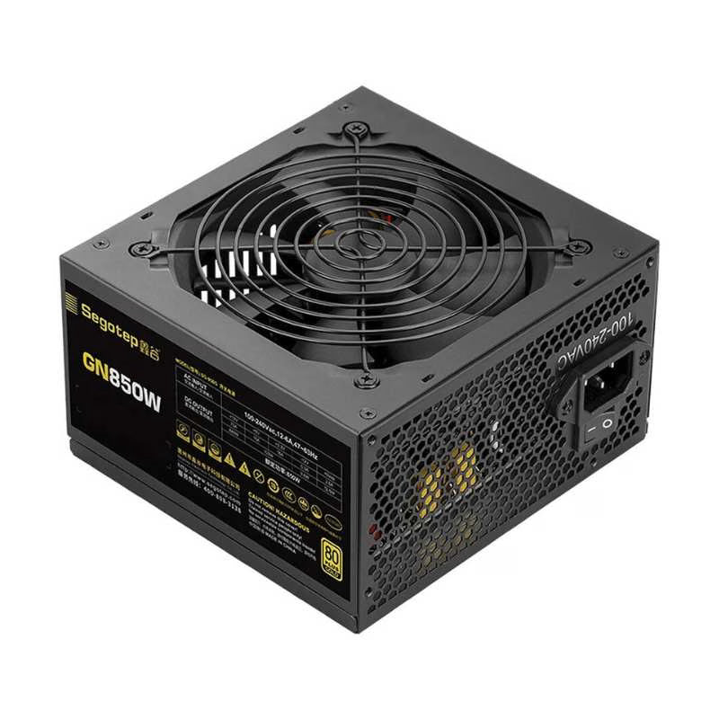 Segotep GN850W 850W 80+ ATX 3.1 Gold Non-Modular Power Supply - Black