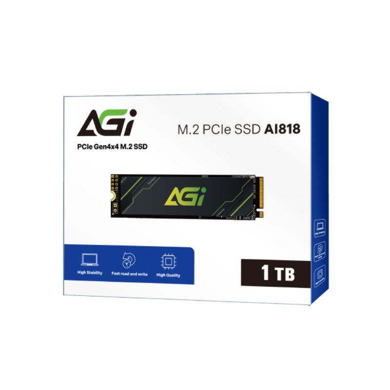 AGI AI818 1 تيرابايت PCIe NVMe M.2 Gen4 SSD