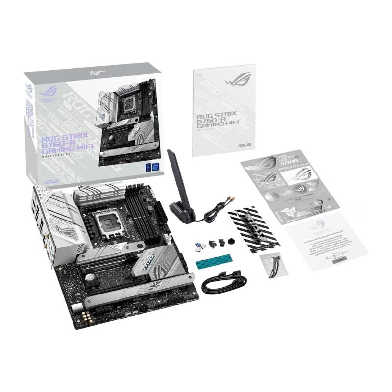 ASUS ROG Strix B760-A Gaming WiFi Intel LGA 1700 DDR5 ATX Motherboard - 3-Years Warranty