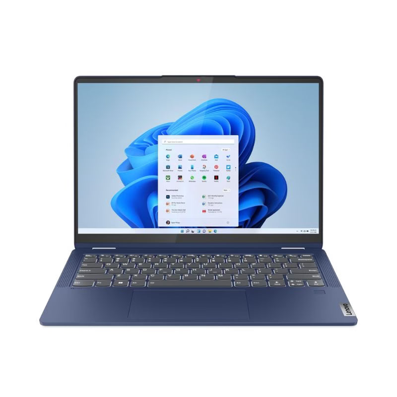 Lenovo IdeaPad Flex 5 2-in-1 Touchscreen Laptop – AMD Ryzen 7-7730U Processor, 16GB RAM, 512GB SSD, 14-Inch WUXGA Display, Windows 11 - Abyss Blue
