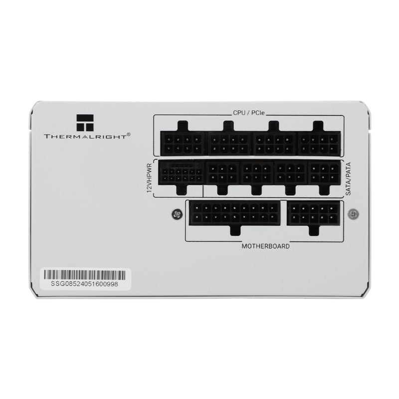 مزود طاقة Thermalright SG-750-W بقدرة 750 واط و80 بلس ذهبي وغير معياري - أبيض