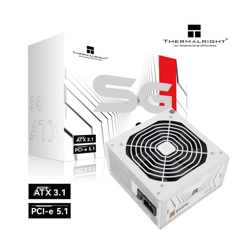 Thermalright TR-SG-850-W 850W 80+ ATX 3.1 Gold Full-Modular Power Supply - White