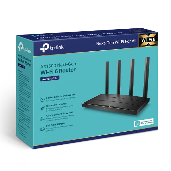 TP-Link Archer AX12, AX1500 Wi-Fi 6 Router