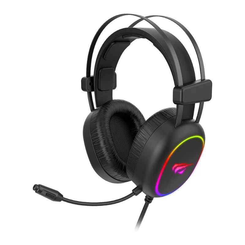 Havit H2016D RGB Wired, Surround Sound Gaming Headset with Mic – Black