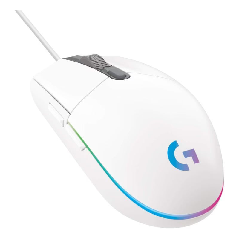 Logitech G102 Light Sync RGB Gaming Mouse – White