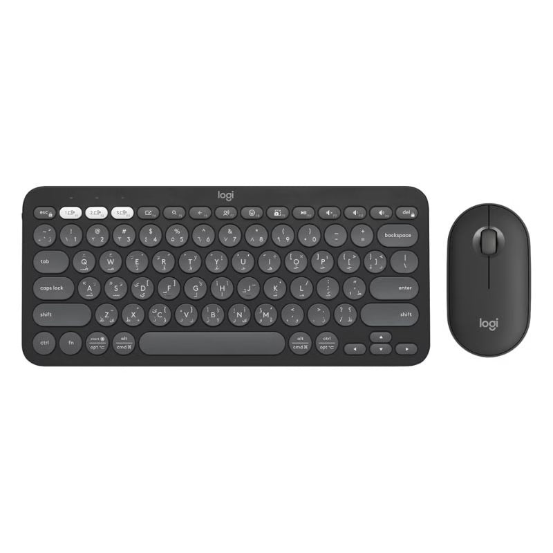 Logitech Pebble 2 Combo Wireless Gaming Keyboard and Mouse – Black