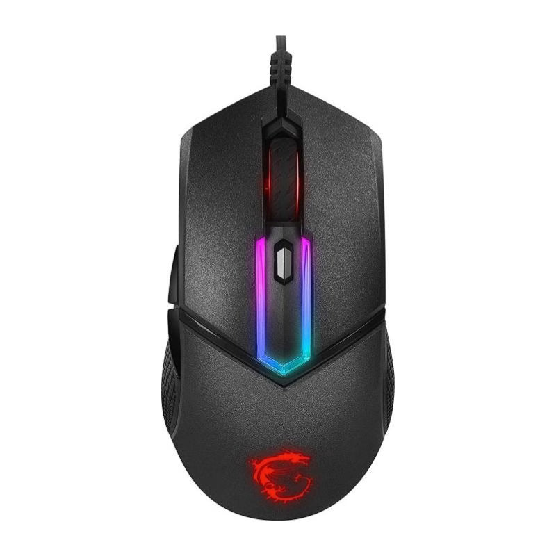 ماوس الألعاب السلكي MSI Clutch GM30، إضاءة RGB - أسود