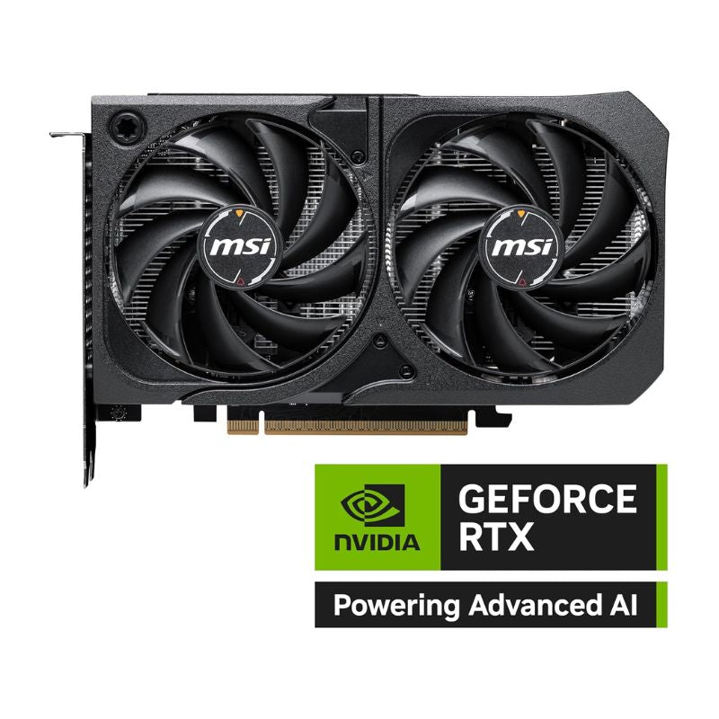 MSI GeForce RTX 5060 Ti SHADOW 2X OC PLUS 8GB GDDR7 Graphics Card