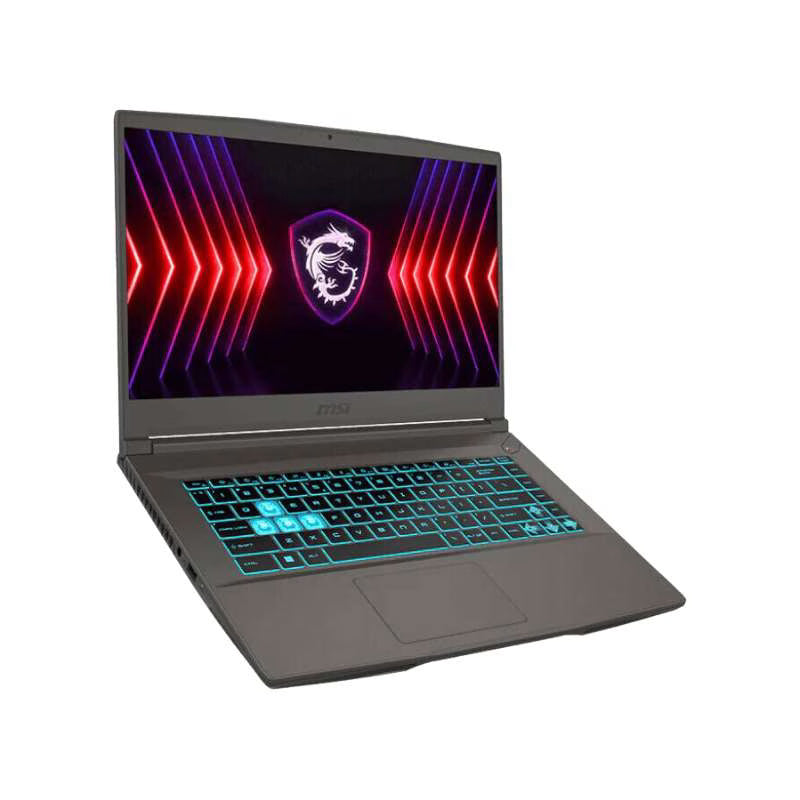 لابتوب الألعاب MSI Thin A15 B7VE - معالج AMD Ryzen 7-7735HS، ذاكرة وصول عشوائي 16 جيجابايت، قرص SSD سعة 512 جيجابايت، بطاقة رسومات RTX 4050 سعة 6 جيجابايت، شاشة 15.6 بوصة FHD IPS بتردد 144 هرتز، رمادي كوني