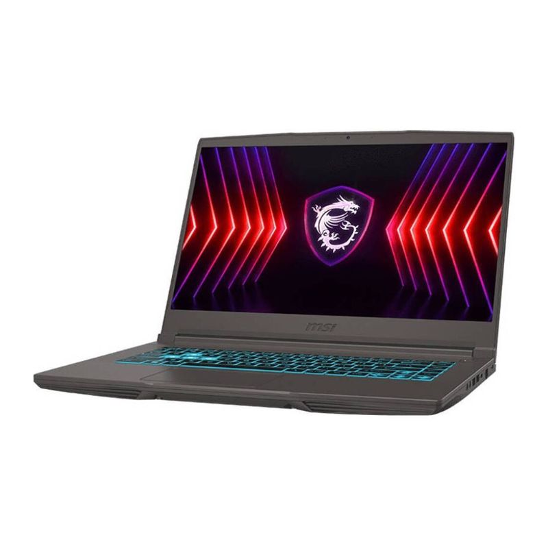 لابتوب الألعاب MSI Thin A15 B7VE - معالج AMD Ryzen 7-7735HS، ذاكرة وصول عشوائي 16 جيجابايت، قرص SSD سعة 512 جيجابايت، بطاقة رسومات RTX 4050 سعة 6 جيجابايت، شاشة 15.6 بوصة FHD IPS بتردد 144 هرتز، رمادي كوني