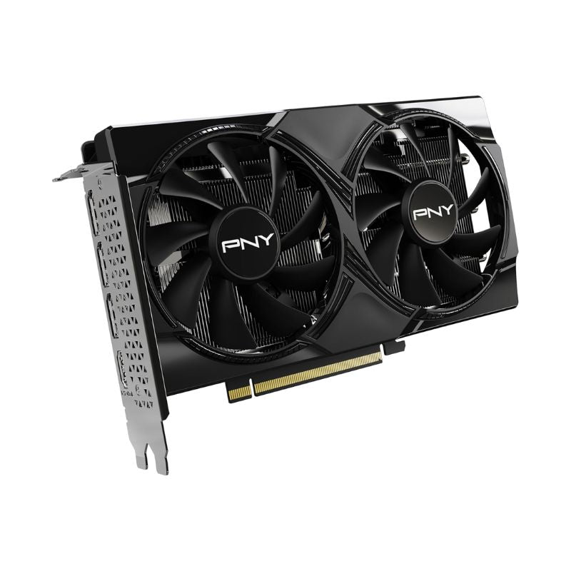 PNY GeForce RTX 5060 8GB Overclocked Dual Fan DLSS 4 Graphics Card – black