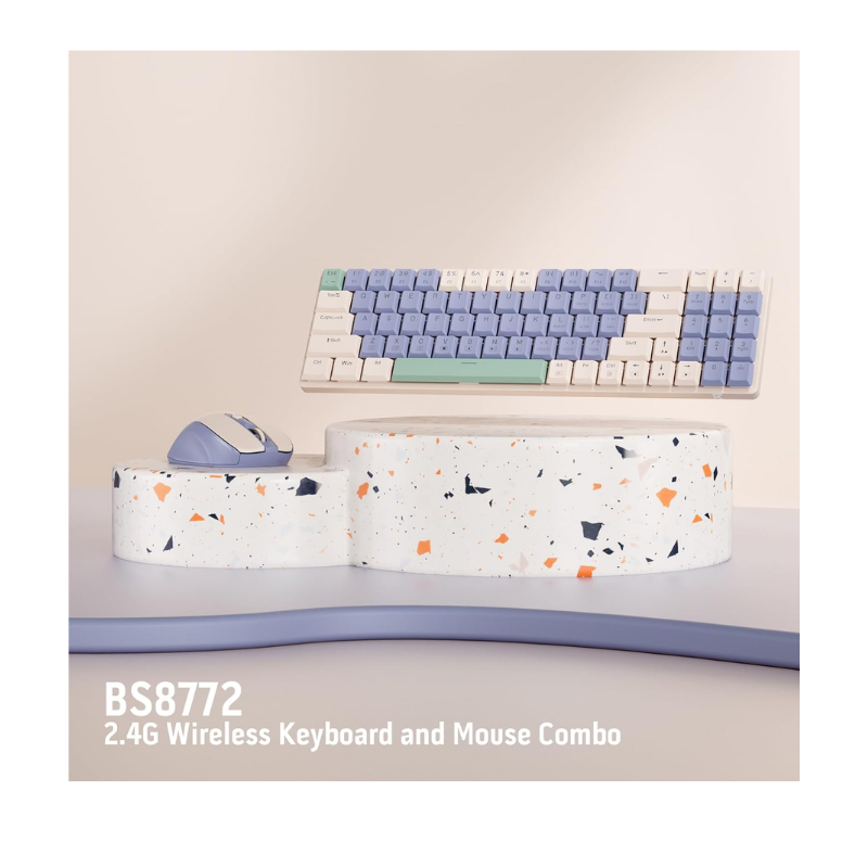 Redragon BS-8772CB Mechanical Keyboard + Mouse Combo Wireless