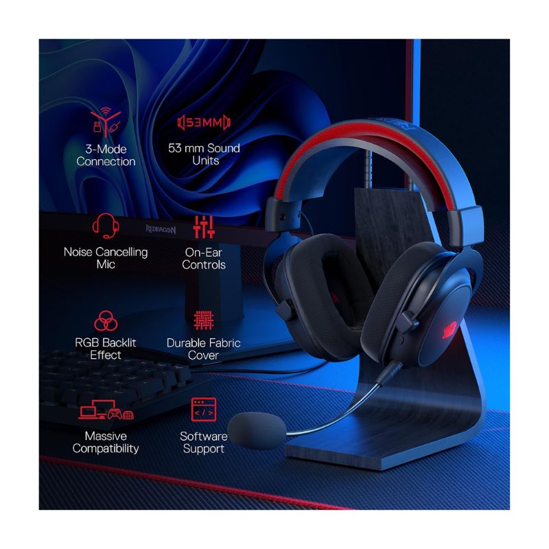 Redragon H510 PRO ZEUS X Wireless Gaming Headset