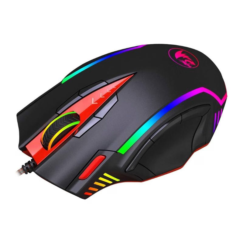 Redragon Samsara M902 RGB Gaming Mouse, 12400 DPI, 19 Programmable Buttons, Black
