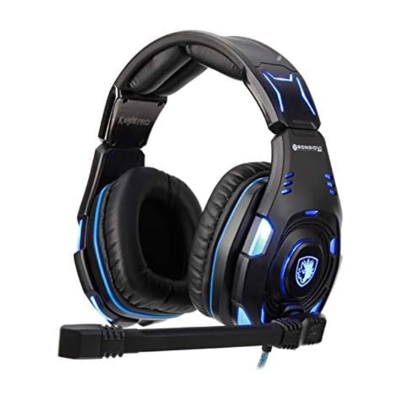 ساديس نايت SA-907 برو، سماعة رأس للألعاب، سلكي بمنفذ USB - أسود