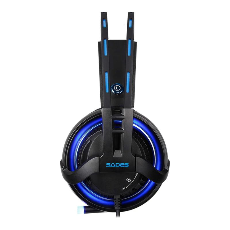 Sades Diablo SA-916 , Gaming Headset , USB Wired - Black/Blue