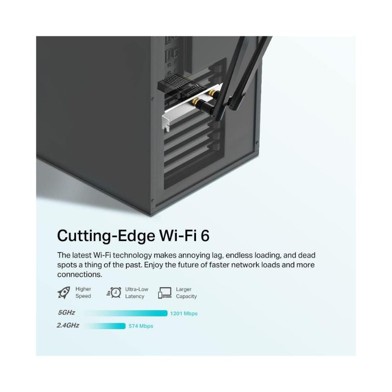 TP-Link Archer TX20E AX1800 Wi-Fi 6 Bluetooth 5.2 PCIe Adapter