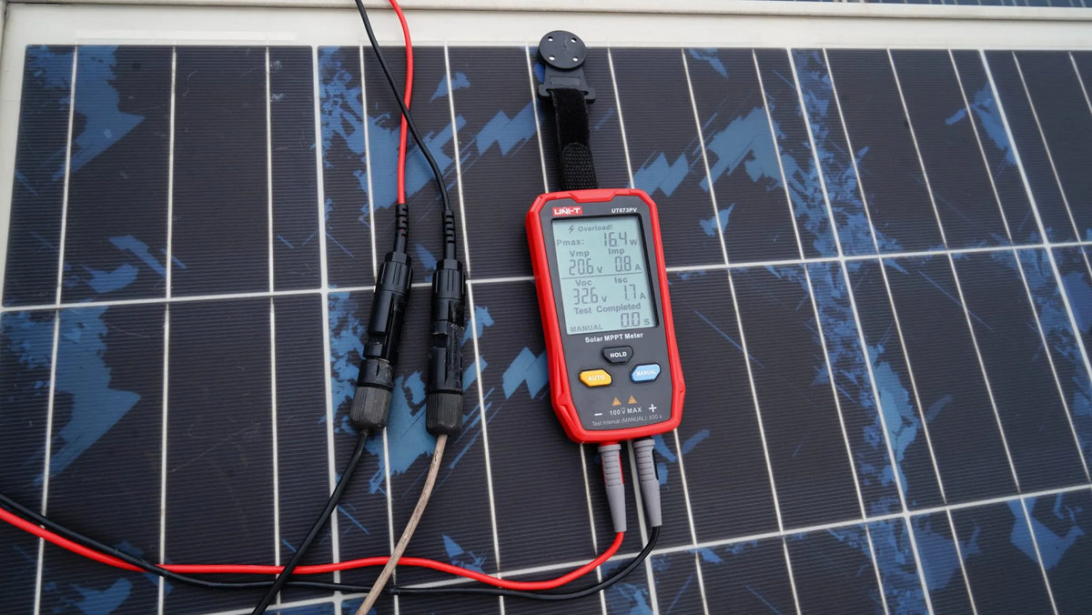 مقياس الألواح الشمسية MPPT طراز UNI-T UT673PV - اختبار قوة وكفاءة الألواح الشمسية