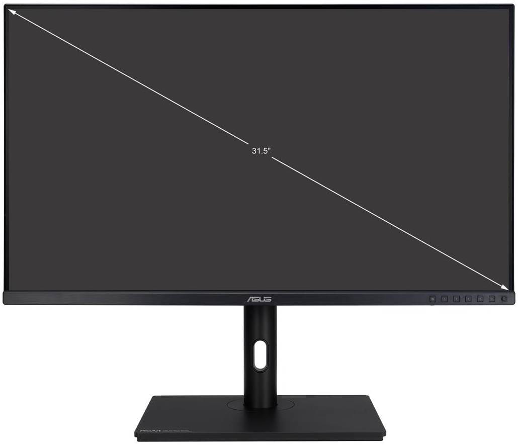 شاشة عرض أسوس برو آرت PA328QV بحجم 31.5 بوصة WQHD (2560x1440) بتقنية IPS ومعدل تحديث 75 هرتز - أسود