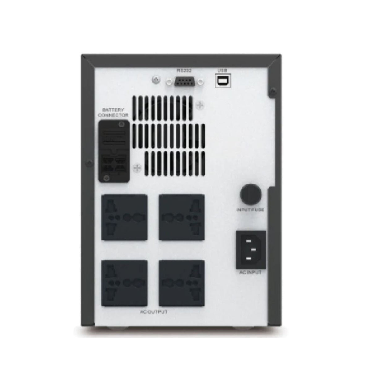 APC Easy UPS أحادي الطور تفاعلي خطي، 1500 فولت أمبير، برج، 230 فولت، 4 منافذ عالمية، AVR، شاشة LCD SMV1500AI-MS
