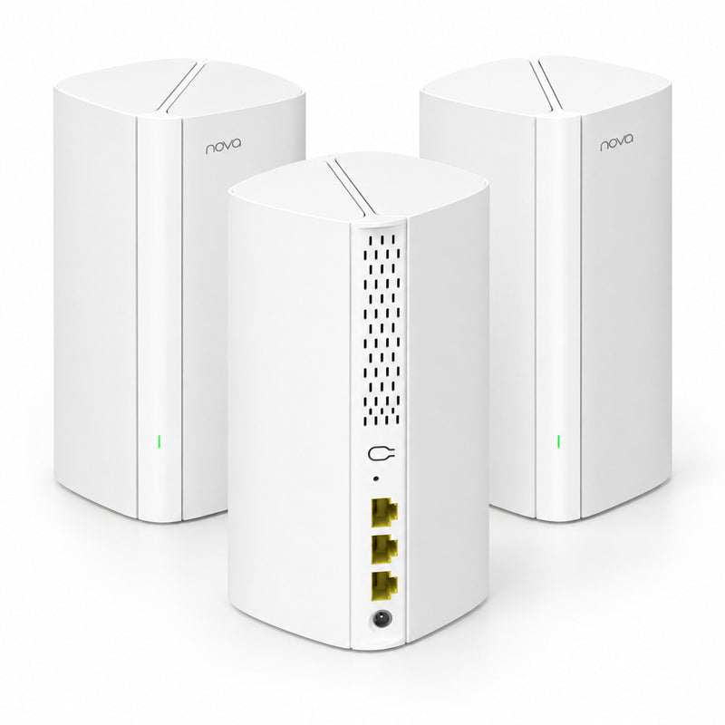 Tenda EX12 (3-Pack) AX3000 Whole Home Mesh Wi-Fi 6 System - White