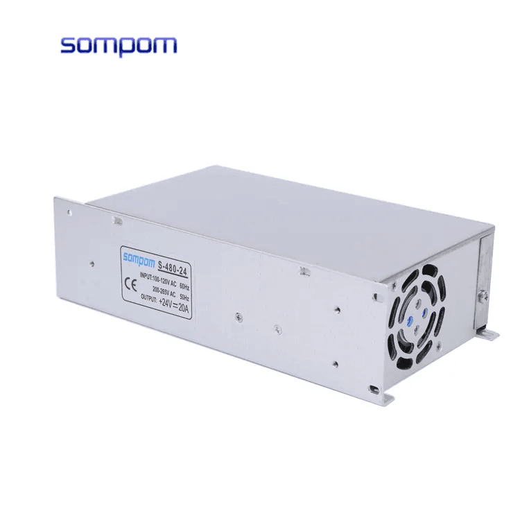 SOMPOM Switching Power Supply 110V 220V AC To SMPS 24V 20A