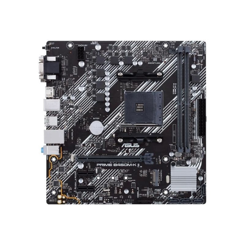 ASUS PRIME B450M-K II AMD AM4 Motherboard - Black