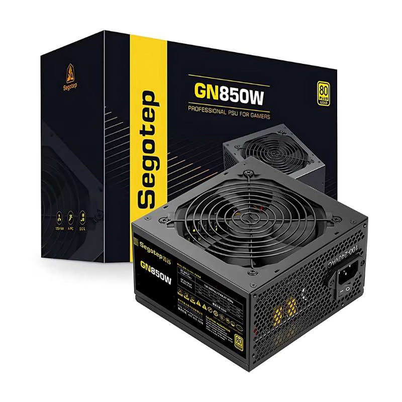 Segotep GN850W 850W 80+ ATX 3.1 Gold Non-Modular Power Supply - Black