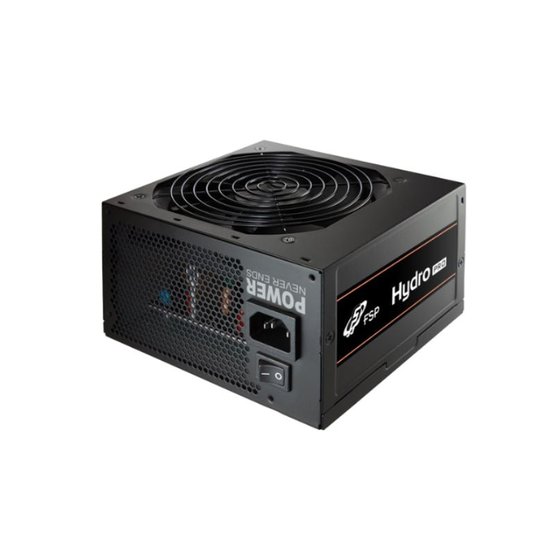 مزود طاقة FSP Hydro Pro HP2-800 بقدرة 800 واط، وكفاءة 80 بلس برونزي، غير معياري - أسود
