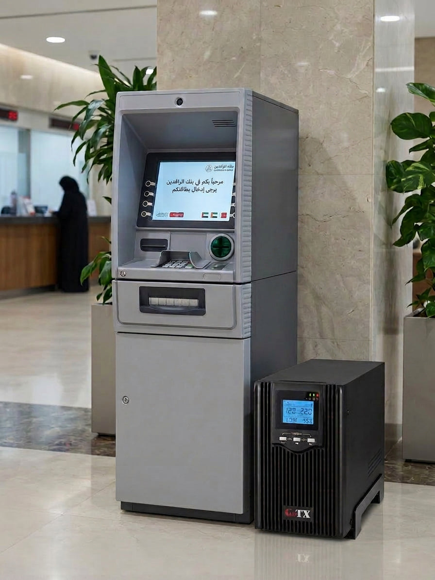 UPS 2000VA تفاعلي خطي من Getx بثلاث بطاريات, GX-2000-PSW