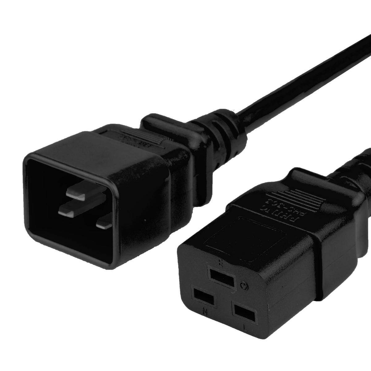 كابل جسر IEC-C20-C19 سلك طاقة بطول 1.5 متر