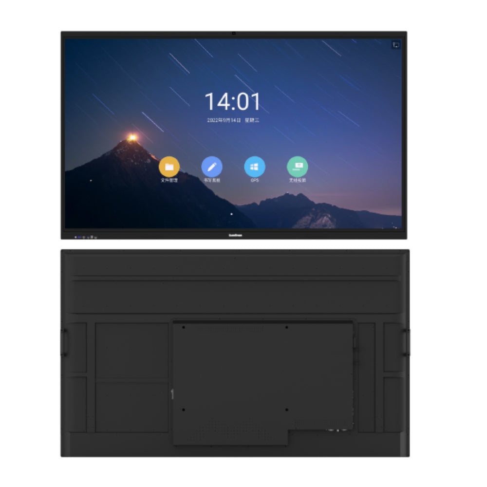 لوح كتابة ذكي تفاعلي Luminex Lumi-98 بحجم 98 بوصة 4K UHD، بنظام أندرويد 15، ذاكرة وصول عشوائي (RAM) 16 جيجابايت، محرك أقراص صلبة (SSD) 256 جيجابايت، كاميرا مدمجة بالذكاء الاصطناعي - ضمان 3 سنوات