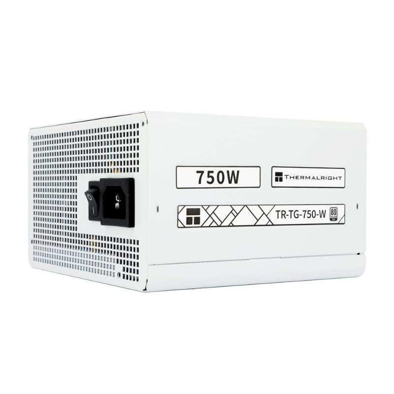 مزود طاقة Thermalright TR-TG750S-W بقدرة 750 واط 80+ ذهبي غير معياري - أبيض