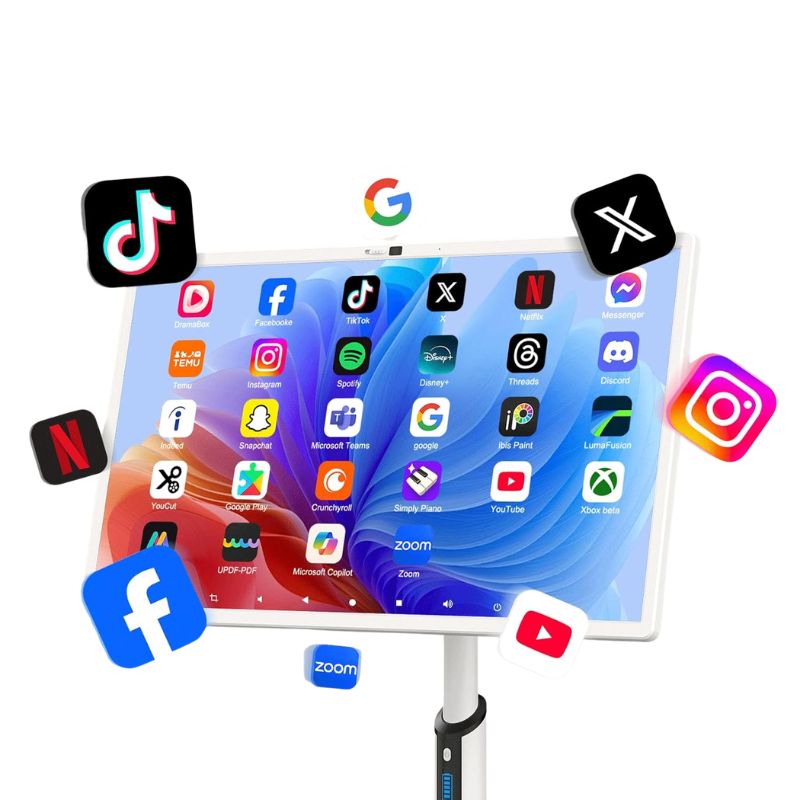 شاشة Luminex Lumi-32A – محمولة ذكية مقاس 32 بوصة بدقة 2K وتعمل بنظام أندرويد مع بطارية 15000mAh – ضمان 3 سنوات