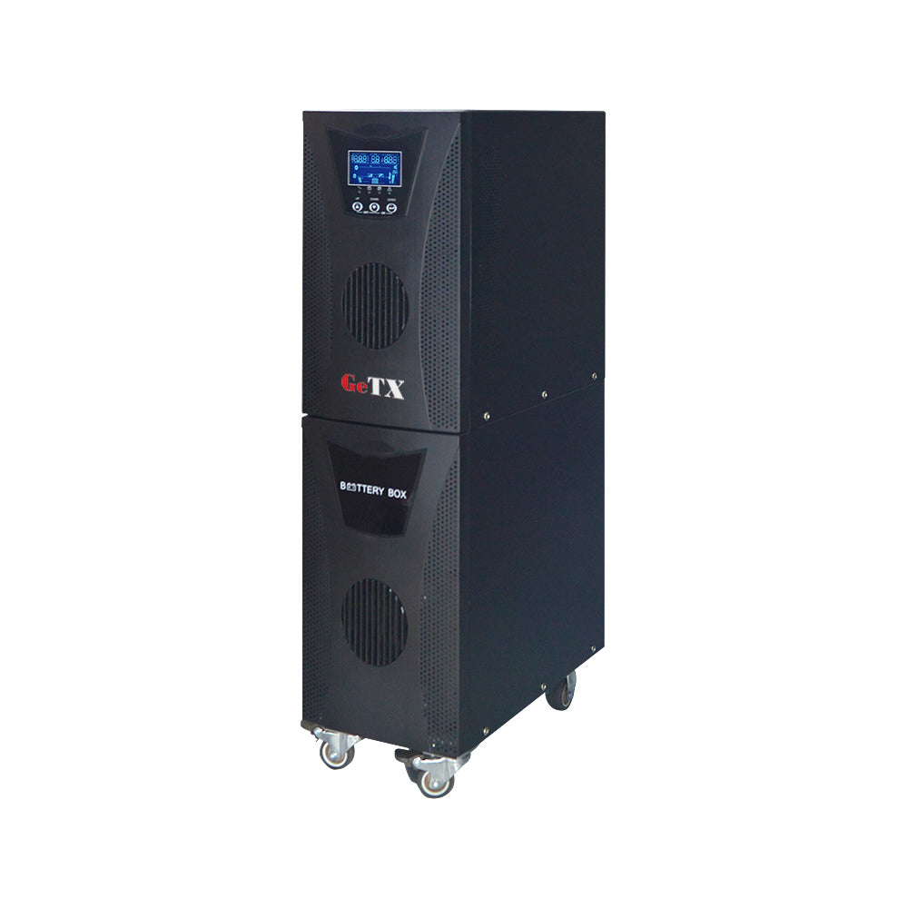 GeTX Online UPS HF Single-phase LCD UPS 6000VA/5400W 1612V-7AH GXT-6000-CON