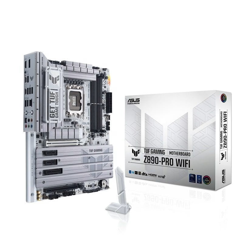 ASUS TUF Gaming Z890-PRO WiFi ATX Motherboard White – 3-Years Warranty