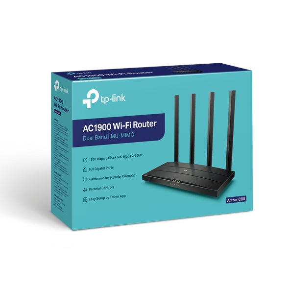 Archer C80 AC1900 Wireless MU-MIMO Wi-Fi Router TP-link