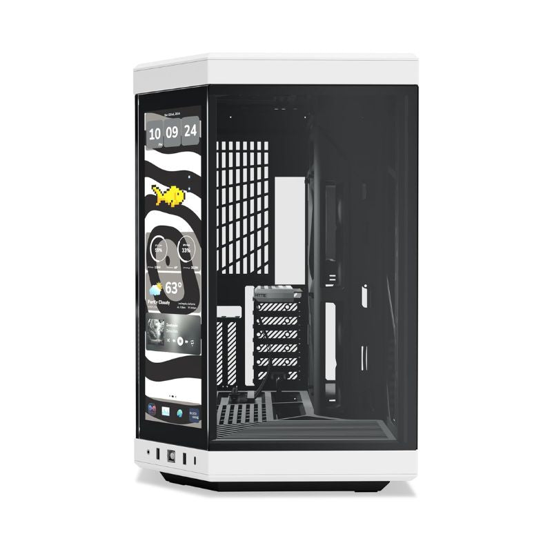 HYTE Y70 Panda touch infinite Mid Tower ATX Case - Snow White