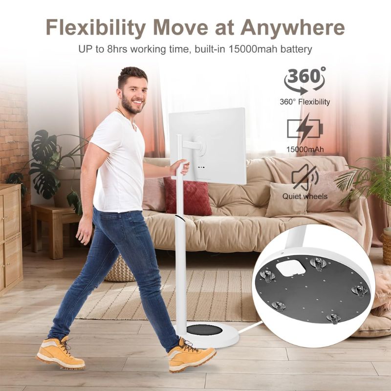شاشة Luminex Lumi-32A – محمولة ذكية مقاس 32 بوصة بدقة 2K وتعمل بنظام أندرويد مع بطارية 15000mAh – ضمان 3 سنوات