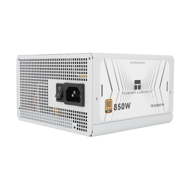 مزود طاقة حراري TR-SG-850-W 850 واط 80+ ATX 3.1 ذهبي قابل للتعديل بالكامل - أبيض