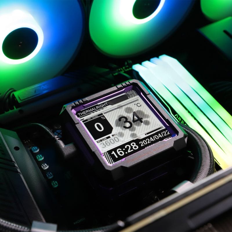 Thermalright Frozen Warframe PRO 360 ARGB Liquid Cooler - أسود