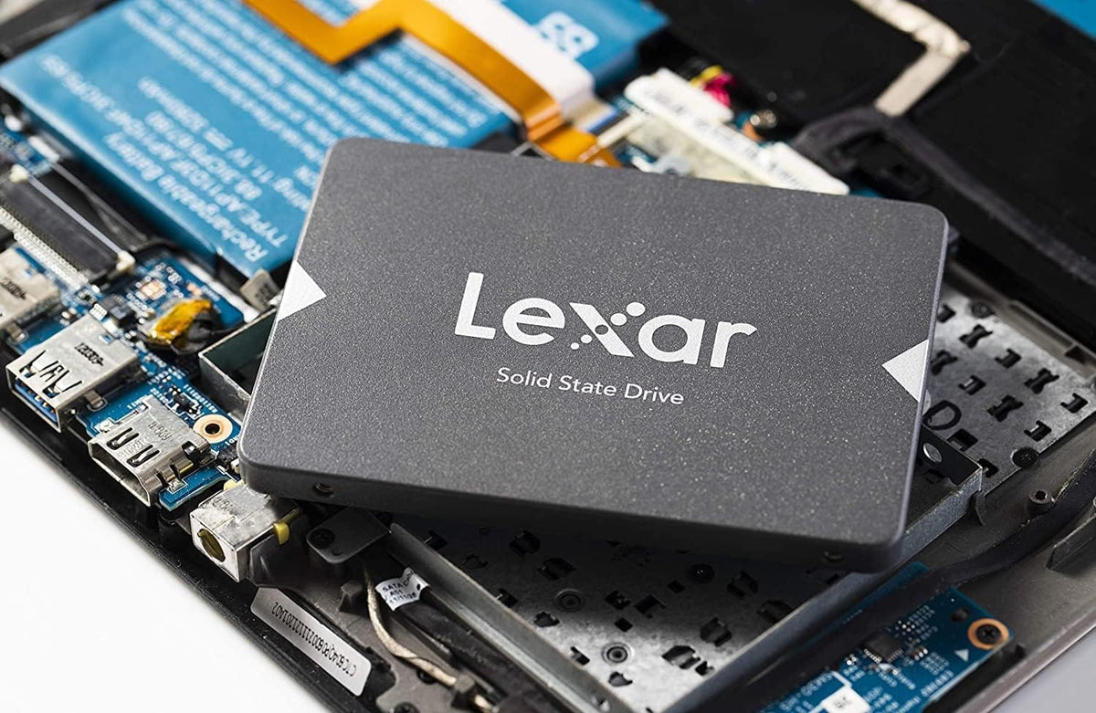 سعة 128 جيجابايت SSD ساتا 2.5 بوصة Lexar NS100 - أسود