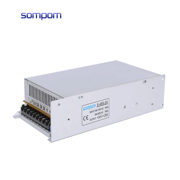 SOMPOM Switching Power Supply 110V 220V AC To SMPS 24V 20A
