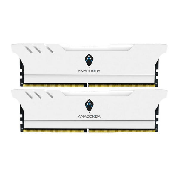 ANACOMDA 32GB (16GBX2) DDR5 6000MHz Desktop Memory – White