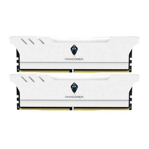 ANACOMDA 32GB (16GBX2) DDR5 6000MHz Desktop Memory – White