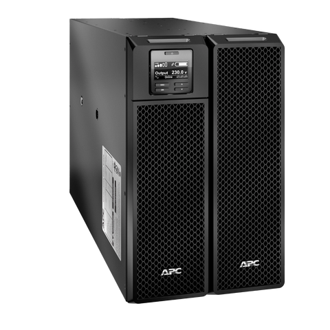 APC Smart-UPS On-Line, 10kVA/10kW, Tower, 230V/400V, 6x C13+4x C19 IEC outlets, Network Card+SmartSlot, Extended runtime, W/O rail kit