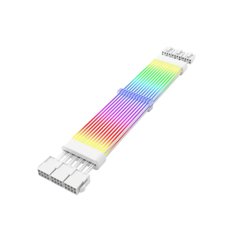 DarkFlash LG-03 ARGB Power Supply Extension Light Glow Cable - White