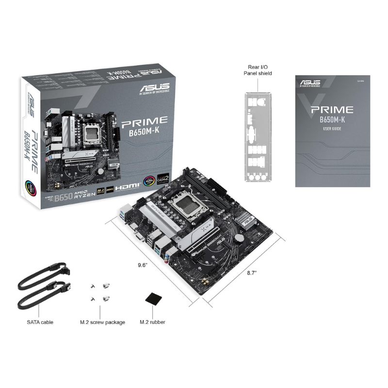 ASUS PRIME B650M-K AM5 Motherboard